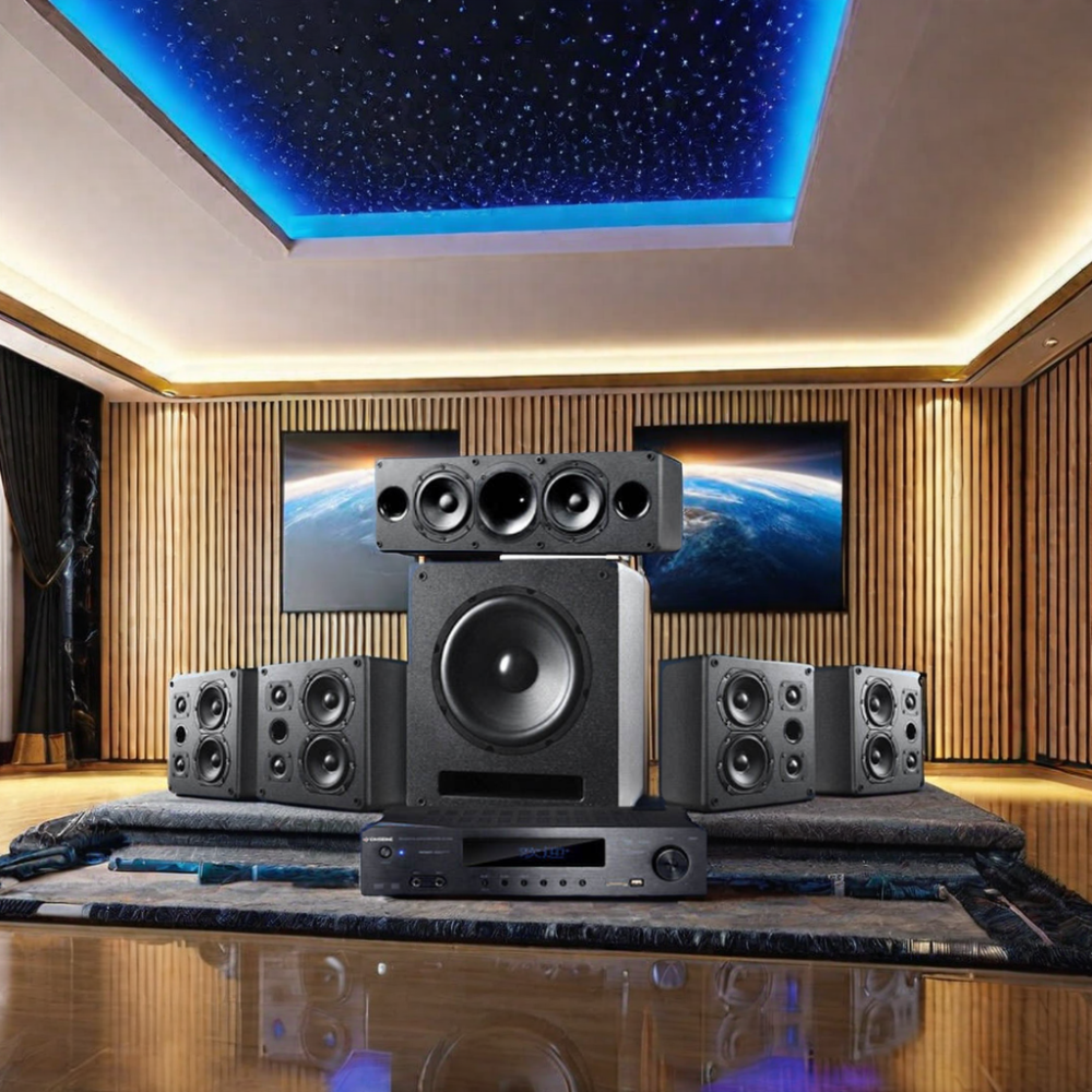 New H5 Home Theatre Audio Kit  - огляд і ціна Home Cinema Speaker System