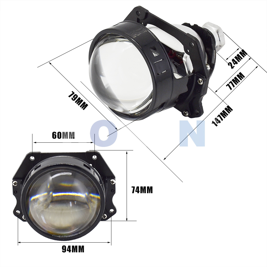 Ronan 40W 3inch Bi-Led Project - огляд і ціна Projector Lamp Replacement