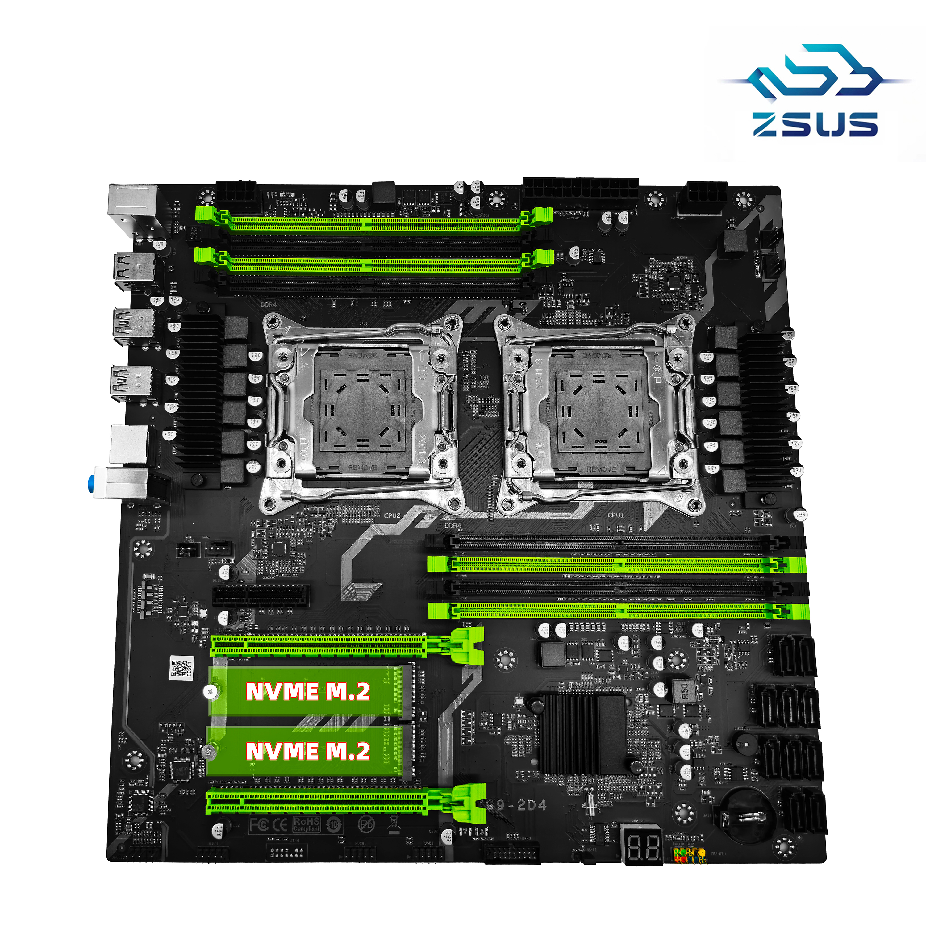 ZSUS X99 Dual Motherboard C612 - огляд і ціна Home Cinema Video Processor