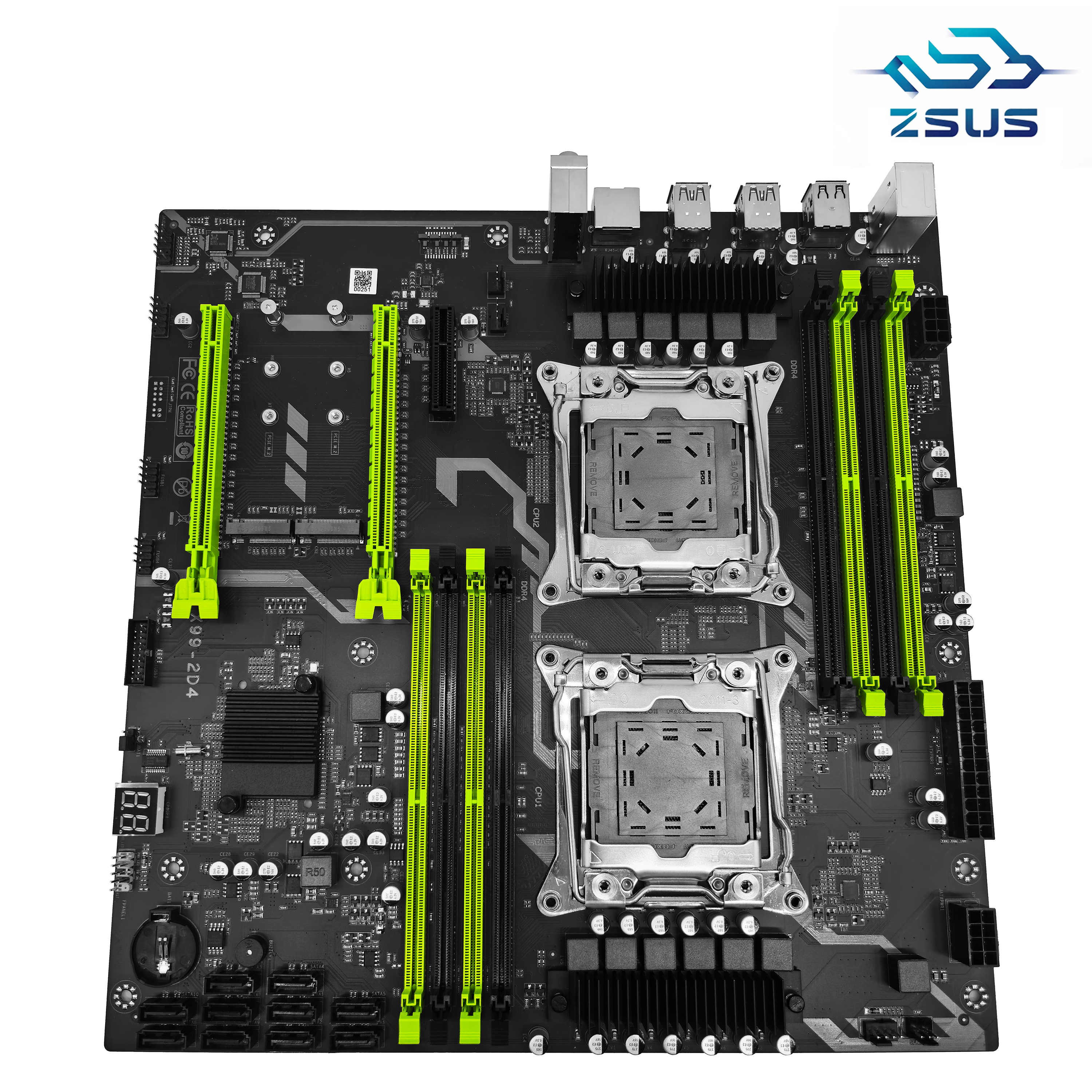 ZSUS X99 Dual Motherboard C612 - огляд і ціна Home Cinema Video Processor