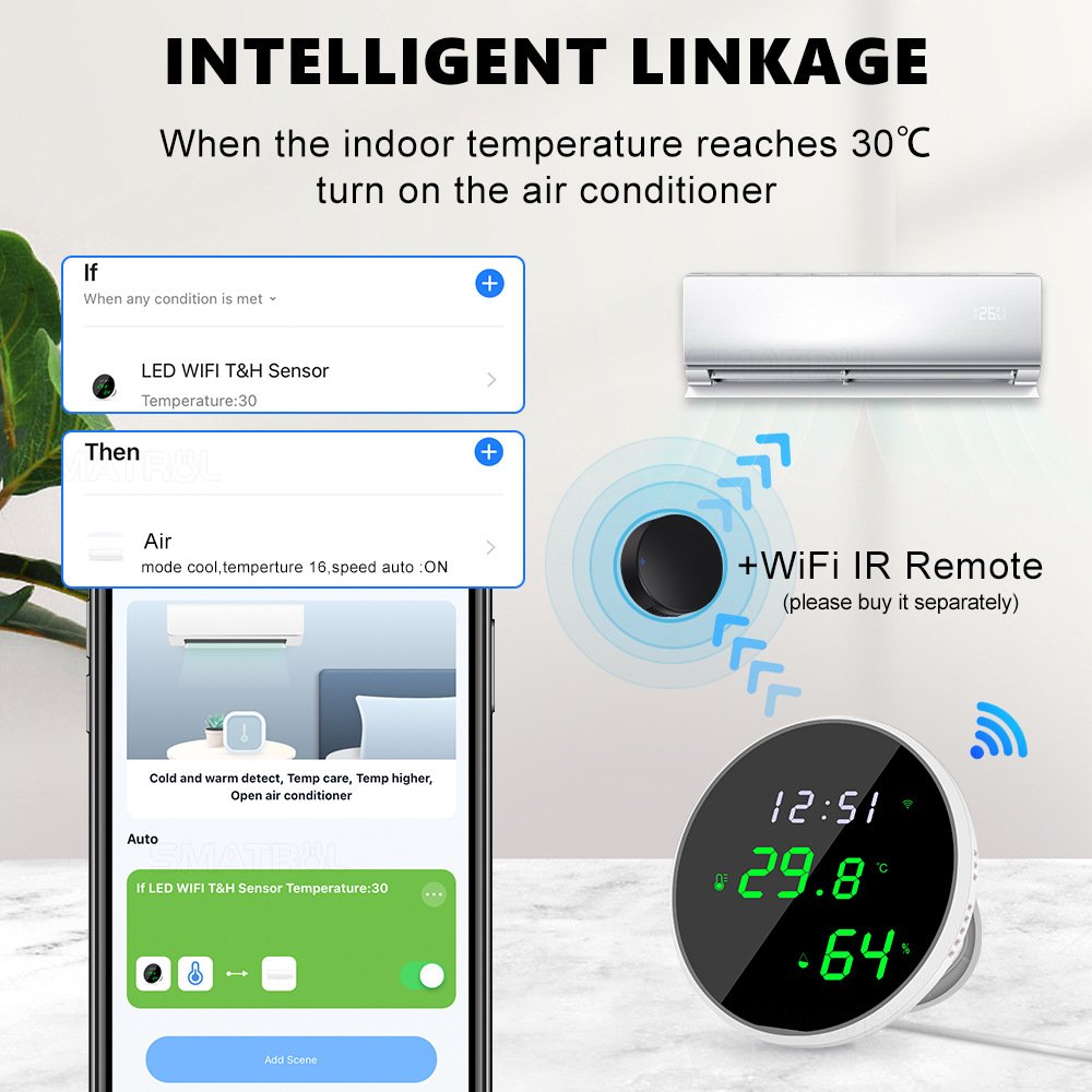 Tuya USB Smart Temperature Hum - огляд і ціна Home Cinema Alexa