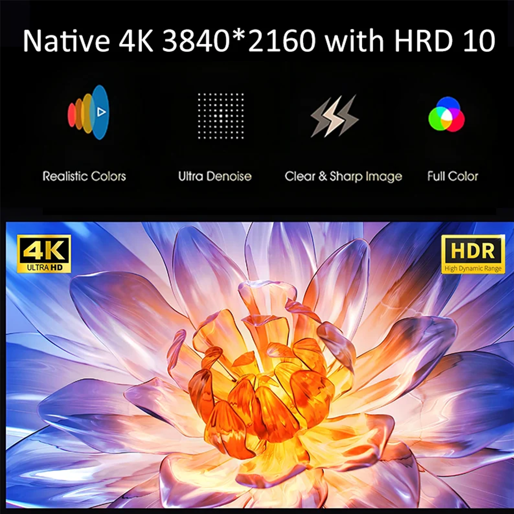 ZXY 4K UHD 3840x2160 Resolutio - огляд і ціна Home Cinema Tv
