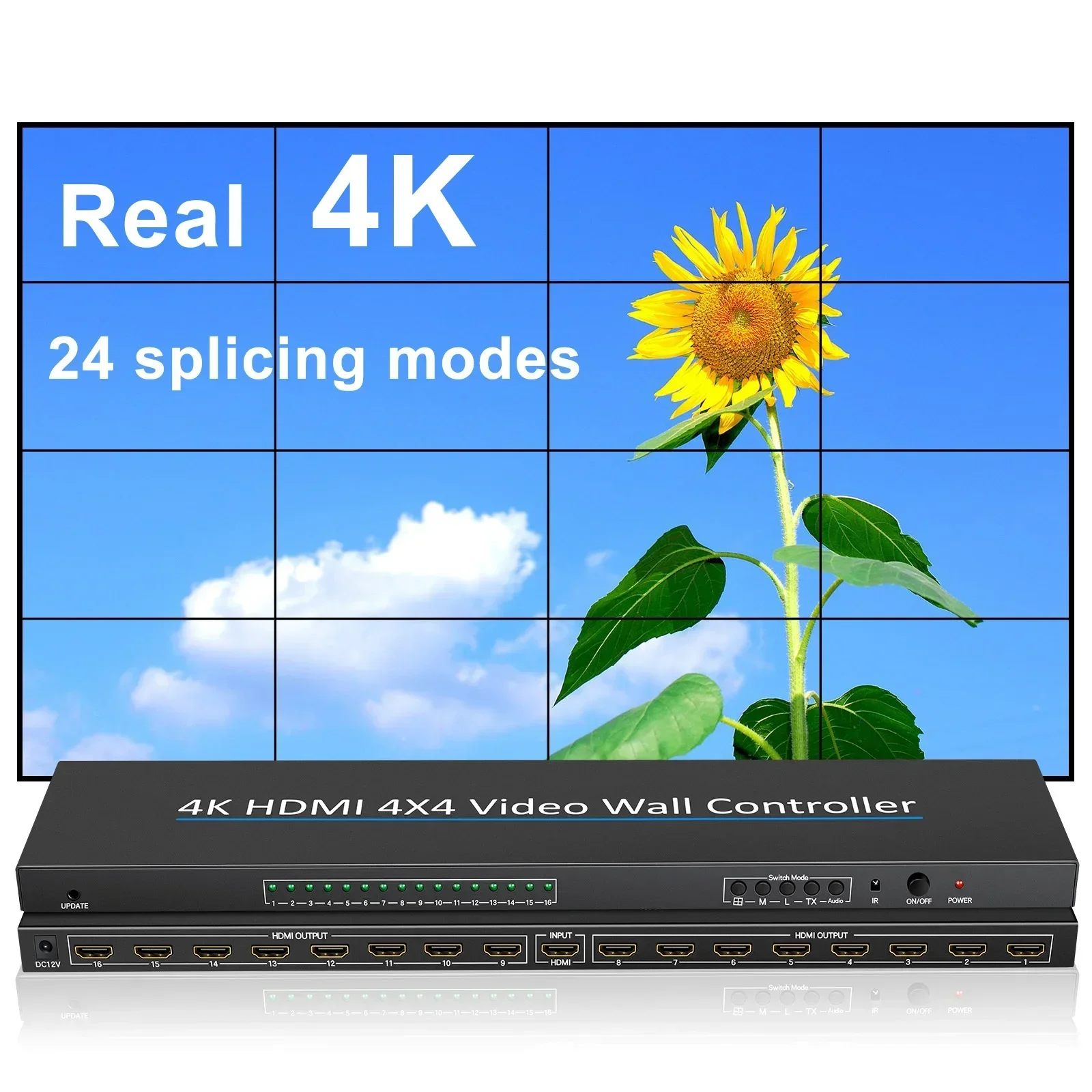 4K 4x4 HDMI Video Wall Control - огляд і ціна Home Cinema Video Processor