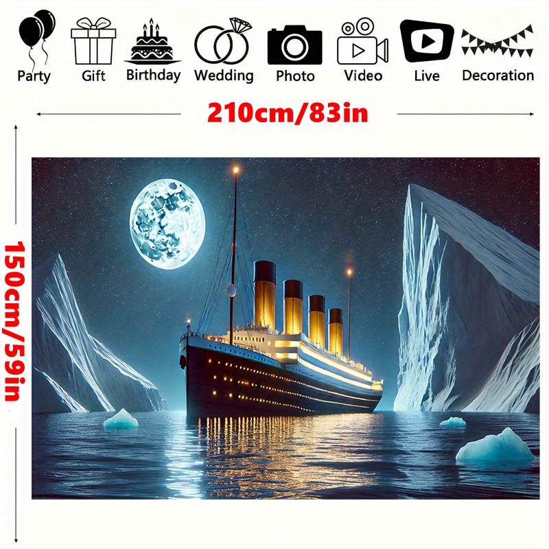 Titanic Ship Iceberg Moonlight - огляд і ціна Home Cinema The Drama