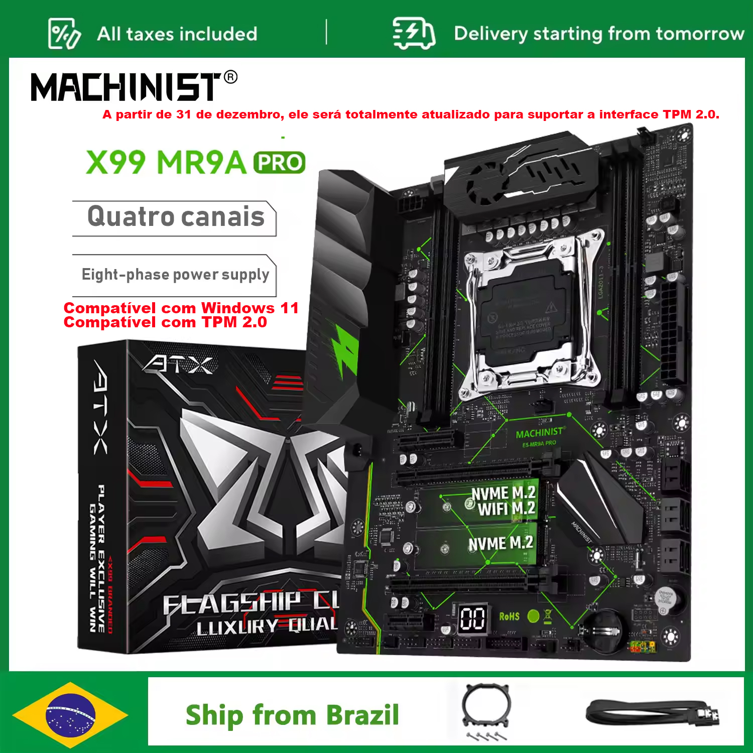 MACHINIST MR9A PRO X99 Motherb - огляд і ціна Home Cinema Video Processor