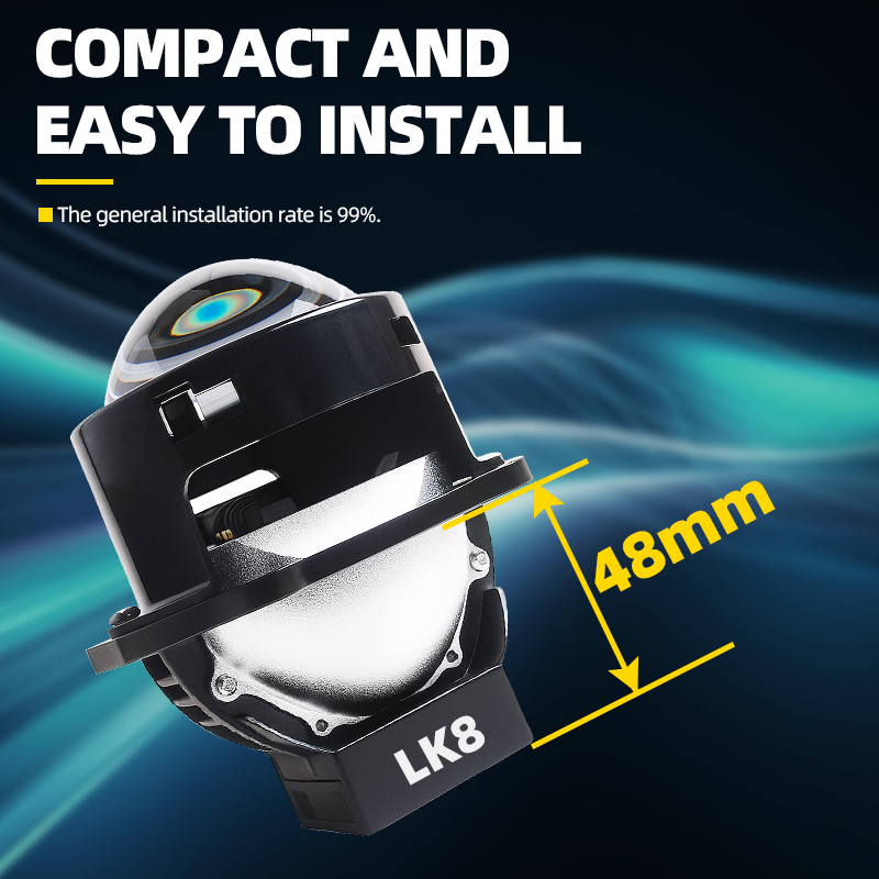 SANVI Car LK8 Bi LED Projector - огляд і ціна Projector Lamp Replacement